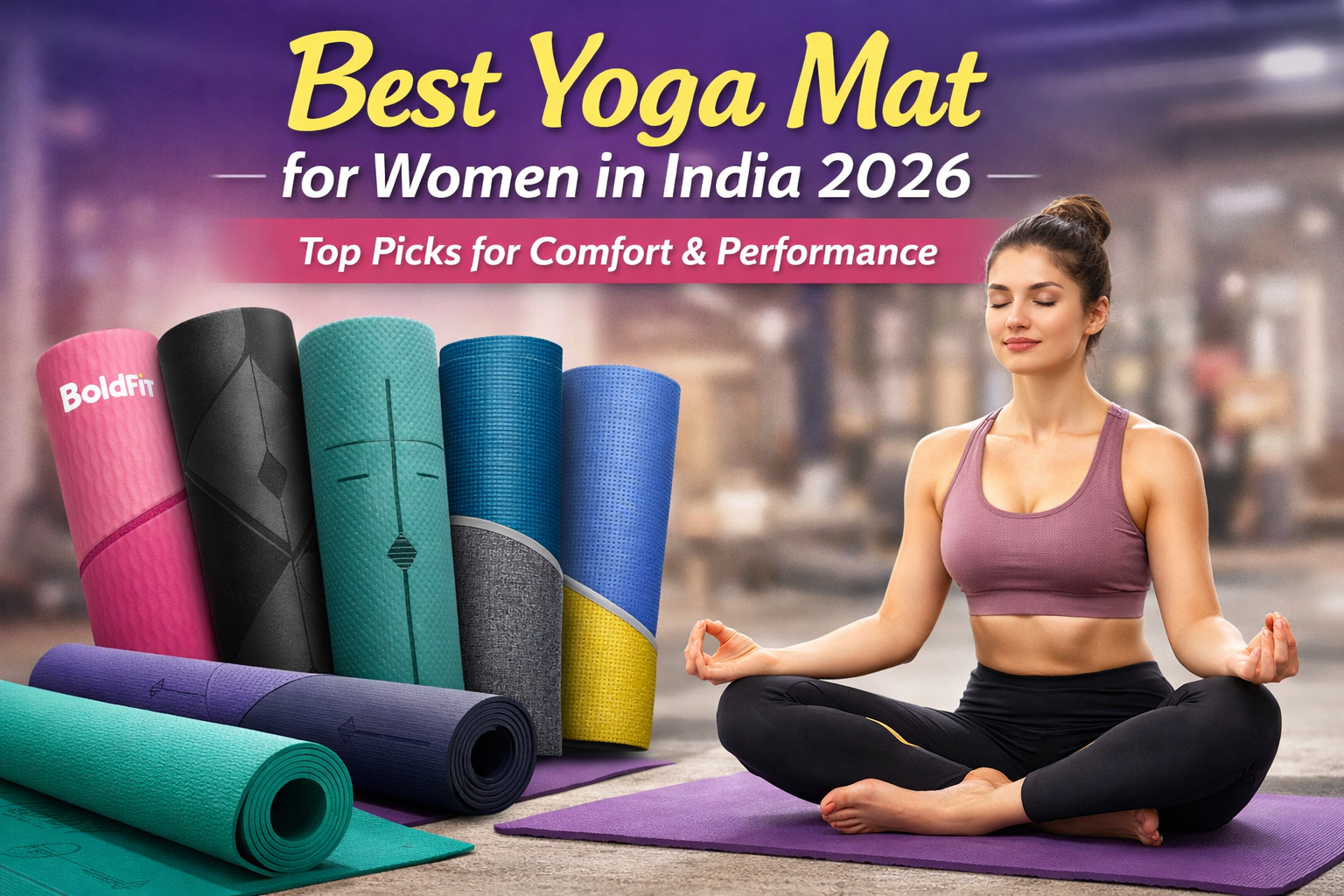 Best Yoga Mat for Women in India 2026