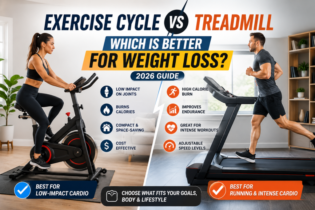 Exercise Cycle vs Treadmill – Which Is Better for Weight Loss?