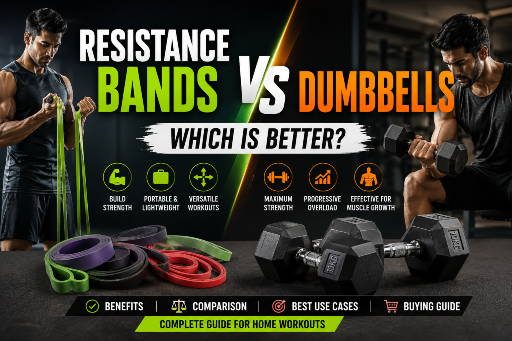 Resistance Bands vs Dumbbells – Which Is Better?