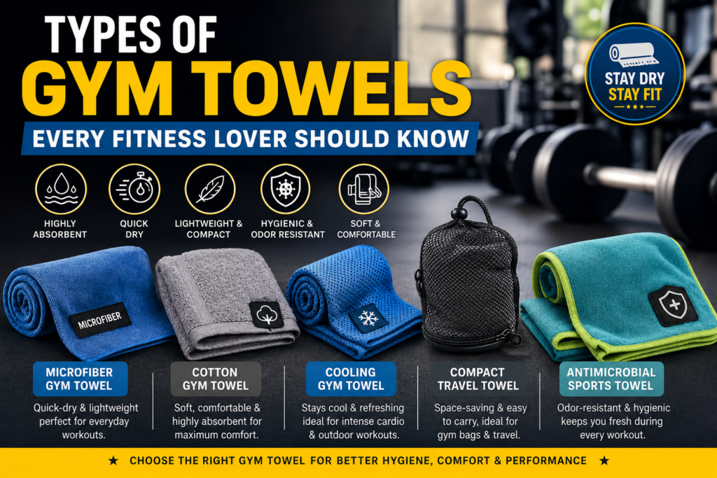 Types of Gym Towels Every Fitness Lover Should Know