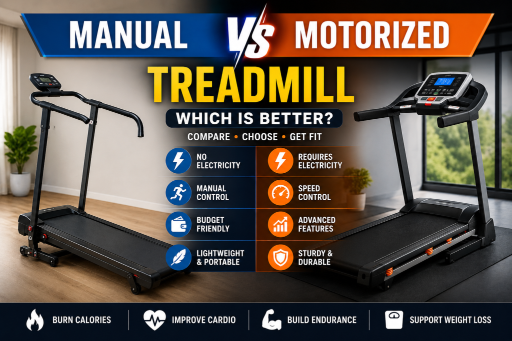 Manual vs Motorized Treadmill – Which Is Better?