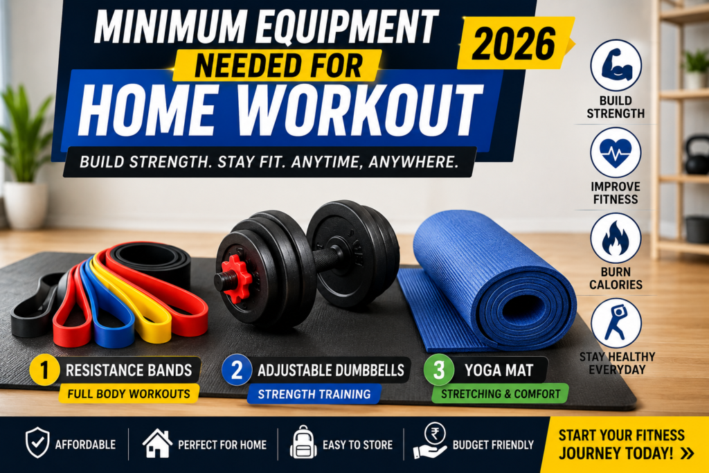 Minimum Equipment Needed for Home Workout (2026)