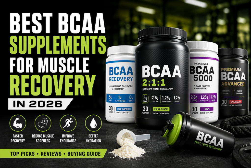 Best BCAA Supplements for Muscle Recovery in 2026