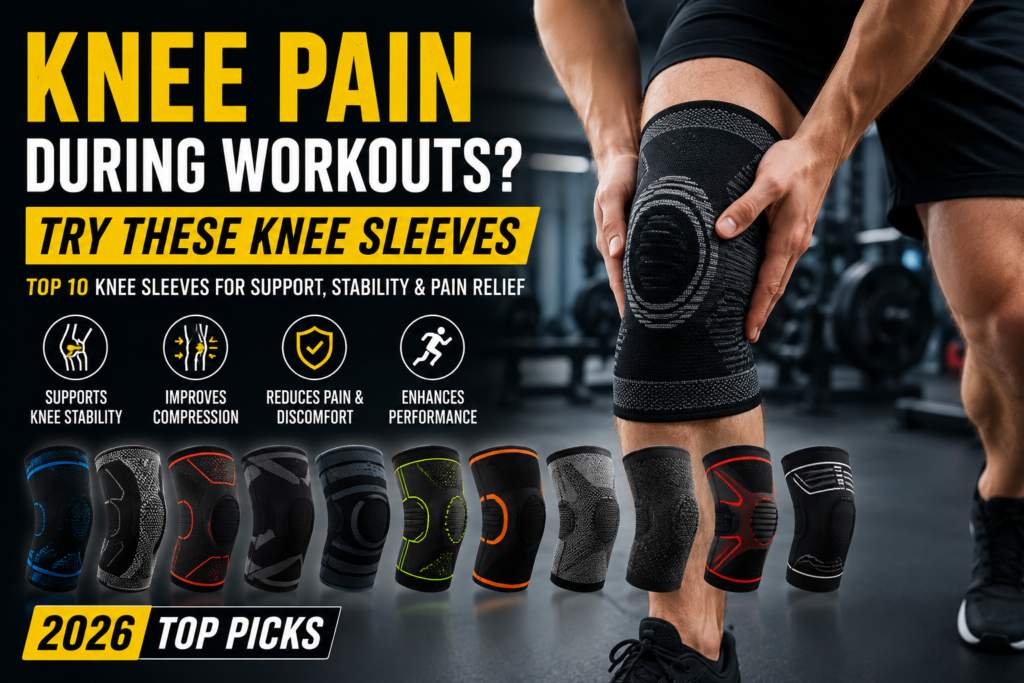 Knee Pain During Workouts? Try These Knee Sleeves