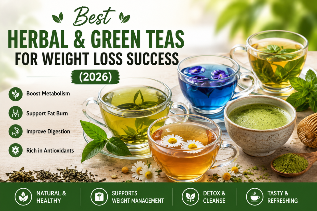 Best Herbal and Green Teas for Weight Loss Success (2026)